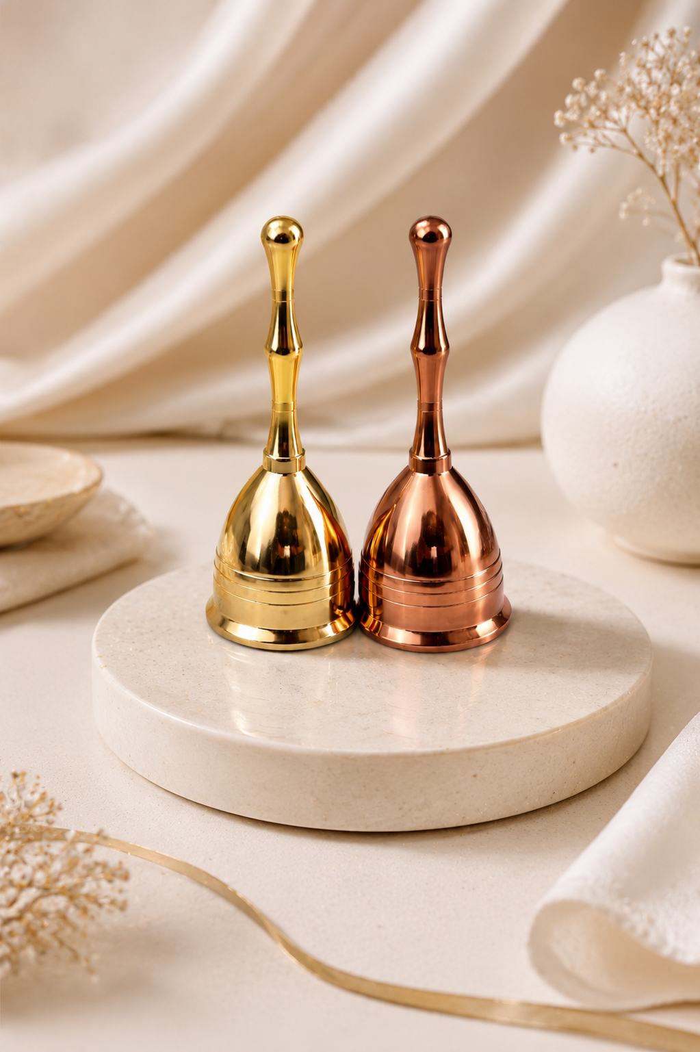 Decorative Hand Bell for Pooja, Temple & Wedding Bell